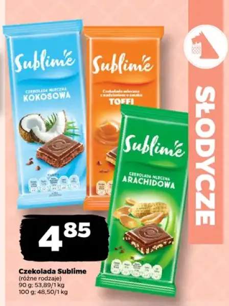 Czekolada mleczna kokosowa