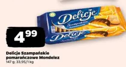 Ciastka szampańskie pomarańczowe Mondelez