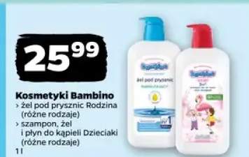 Kosmetyki Bambino żel pod prysznic Rodzina, żel pod prysznic Dzieciaki, płyn do kąpieli Dzieciaki