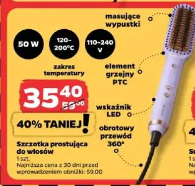 Szczotka prostująca do włosów