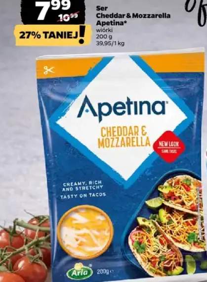 Ser Cheddar & Mozzarella wiórki