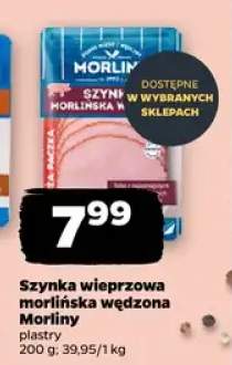 Szynka wieprzowa morlińska wędzona