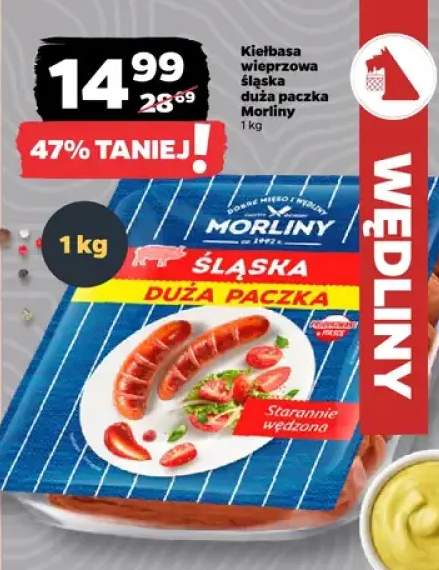 Kiełbasa wieprzowa śląska duża paczka