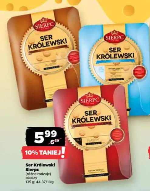 Ser Królewski plastry różne rodzaje