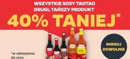 Sosy Taotao drugi tańszy produkt 40% taniej
