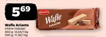 Wafle kakaowe różne rodzaje