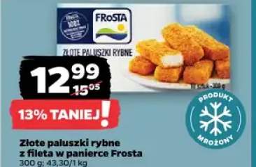 Złote paluszki rybne z filetą w panierce