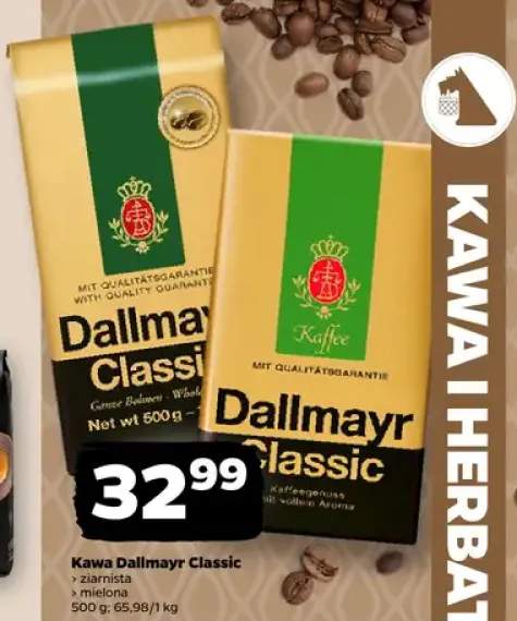 Kawa ziarnista Dallmayr Classic