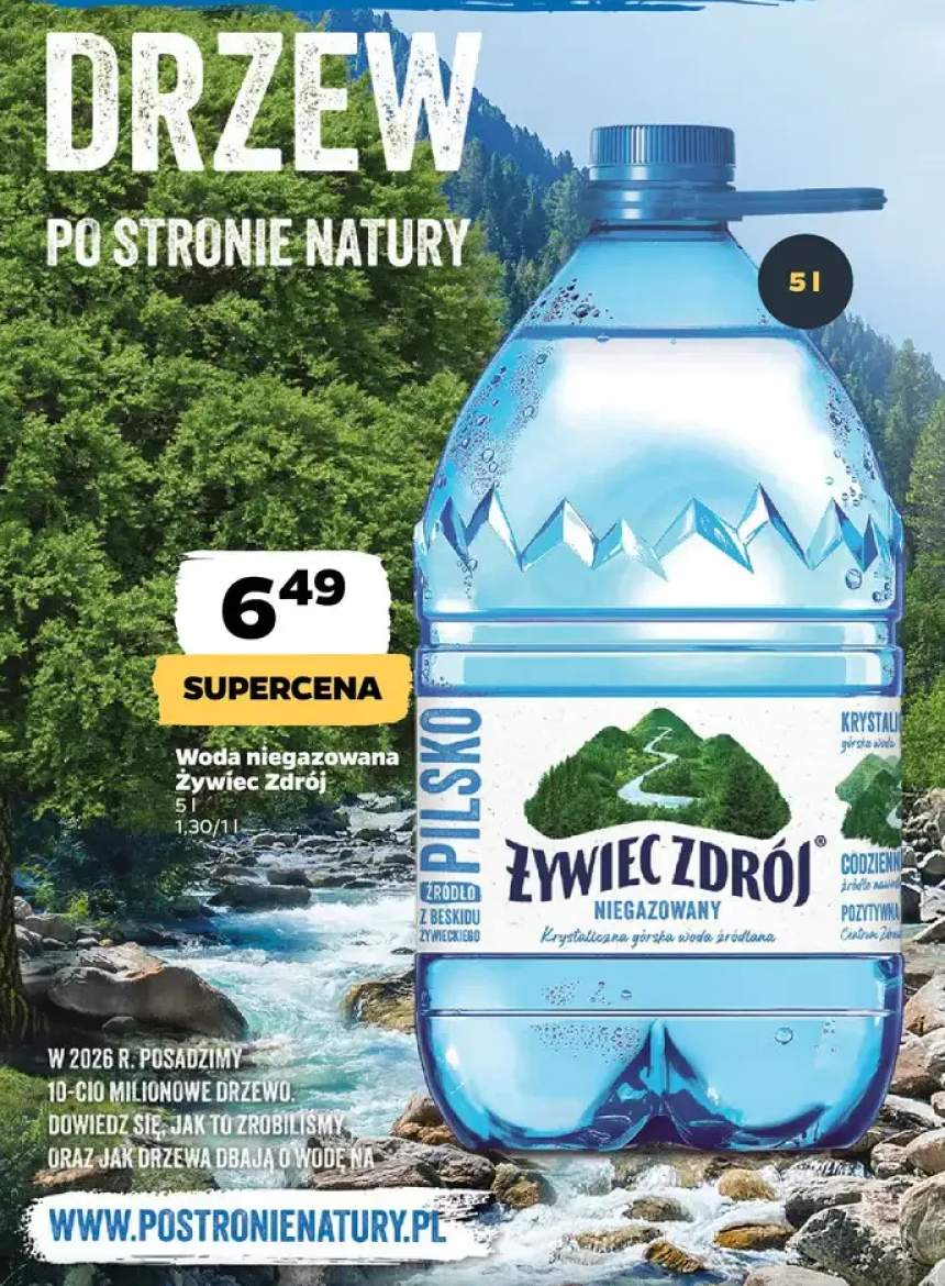 Woda niegazowana Żywiec Zdrój