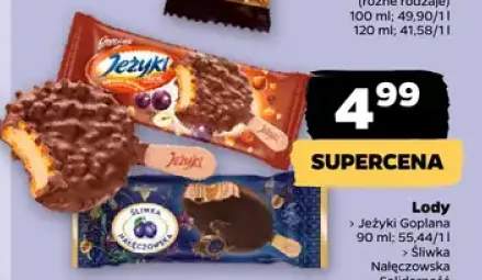 Lody Jeżyki Goplana