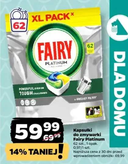 Kapsułki do zmywarki Platinum