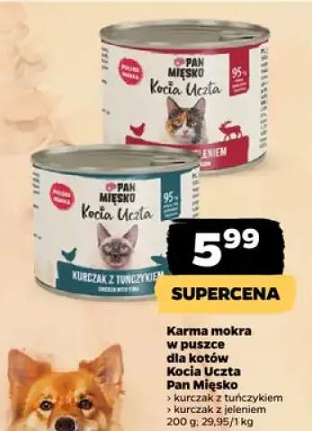 Karma mokra w puszce dla kotów kurczak z jeleniem