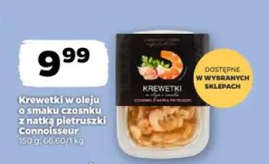 Krewetki w oleju o smaku śródziemnomorskim z natką pietruszki Connoisseur