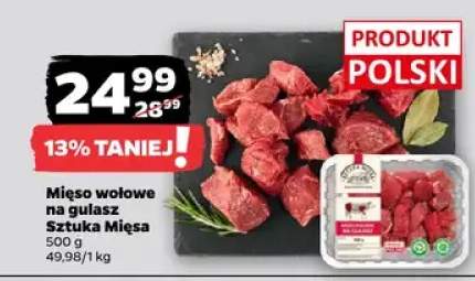 Mięso wołowe na gulasz