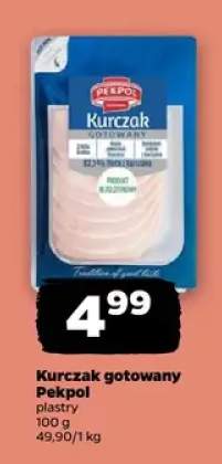 Kurczak gotowany plastry