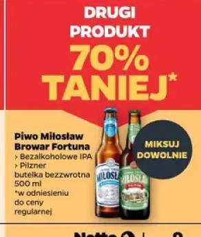 Piwo Bezalkoholowe IPA Pilzner butelka bezczwrotna