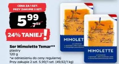 Ser Mimolette plastry