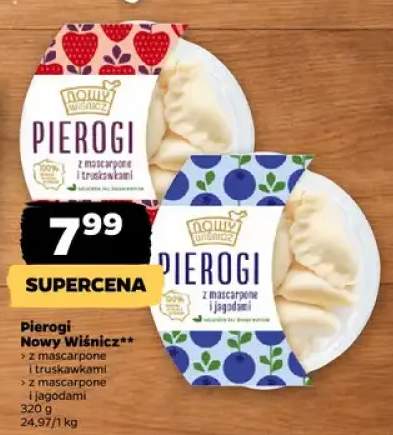 Pierogi z mascarpone i truskawkami