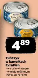 Tuńczyk w kawałkach w oleju roślinnym