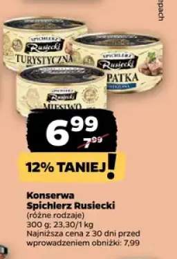 Konserwa śpichlerz Rusiecki mięsna