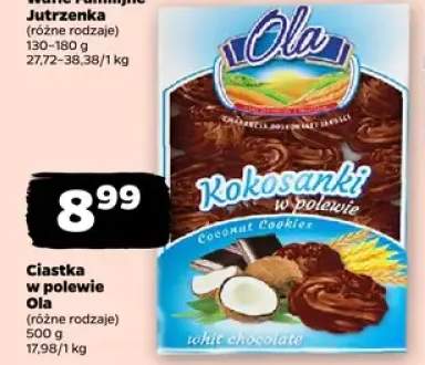Ciastka w polewie Kokosanki w czekoladzie