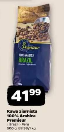 Kawa ziarnista 100% Arabica Premieur Brazil Peru