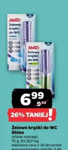 Żelowe krążki do WC Shine