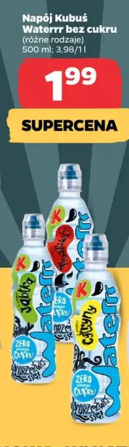 Napój Kubuś Waterrr bez cukru