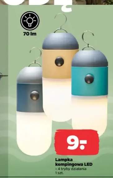 Lampka kempingowa LED