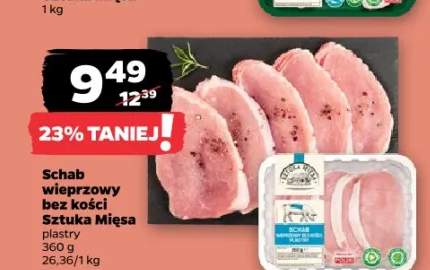 Schab wieprzowy bez kości Sztuka Mięsa