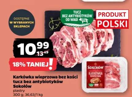 Karkówka wieprzowa bez kości tucz bez antybiotyków Sokołów