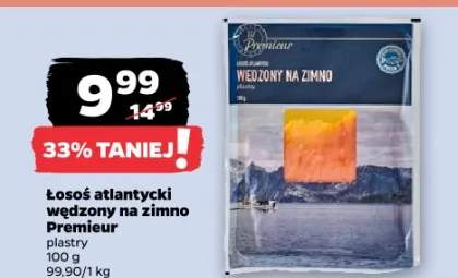 Łosoś atlantycki plastry wędzony na zimno