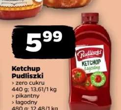 Ketchup z zero cukru łagodny