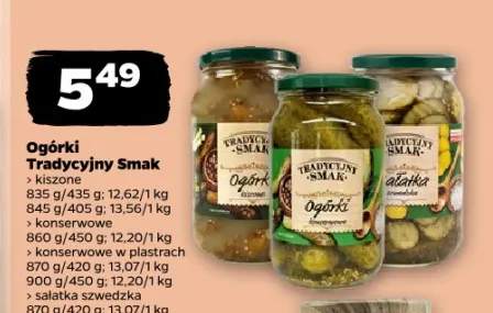 Ogórki konserwowe w plastrach