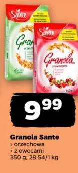 Granola orzechowa z owocami