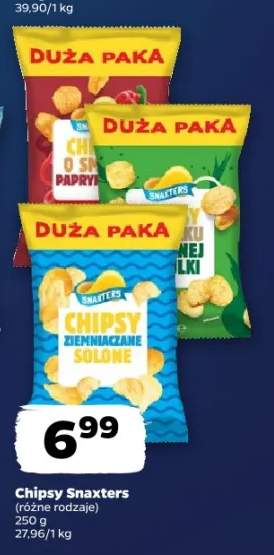 Chipsy (różne rodzaje)