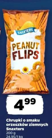Chrupki o smaku orzeszków ziemnych
