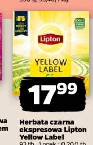 Herbata czarna ekspresowa Yellow Label
