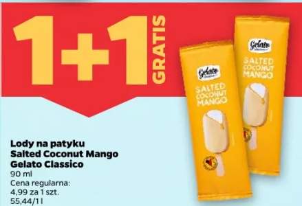 Lody na patyku Salted Coconut Mango