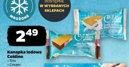 Kanapka lodowa Trio, Cream