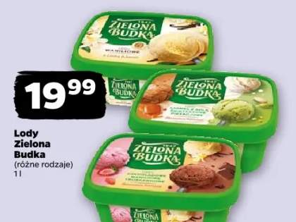 Lody Zielona Budka (różne rodzaje)