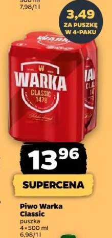 Piwo Warka Classic