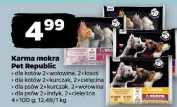 Karma mokra dla kotów 2×wołowina, 2×łosoś, dla kotów 2×kurczak, 2×cielęcina, dla psów 2×kurczak, 2×wołowina, dla psów 2×indyk, 2×cielęcina