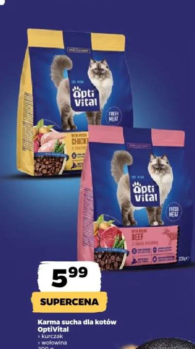 Karma sucha dla kotów kurczak