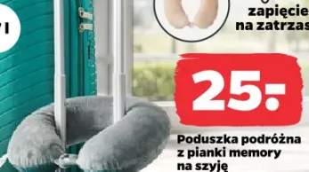 Poduszka podróżna z pianki memory na szyję