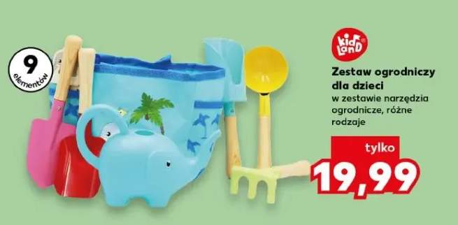 narzędzia ogrodowe dla dzieci
