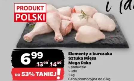 Elementy z kurczaka sztuka mięsa mega paka - podudzie - 1 kg