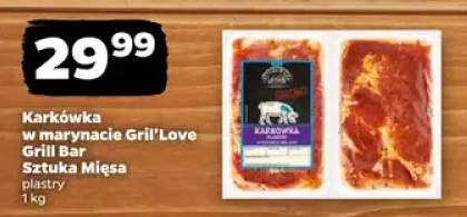Karkówka w marynacie Gril'Love Grill Bar Sztuka Mięsa plastry