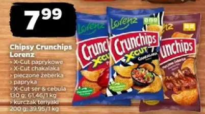 Chipsy Crunchips X-Cut ser z cebulą
