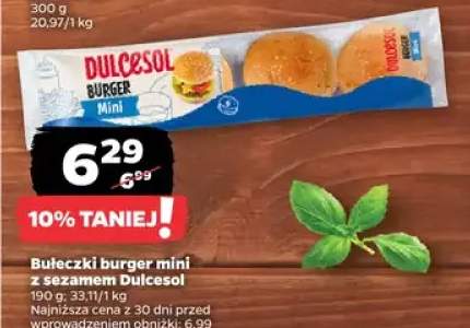 Bułeczki burger mini z sezamem
